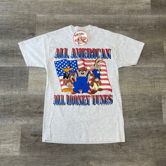 Vintage 1995 All American All looney Tunes T Shirt Size Medium New with Tags