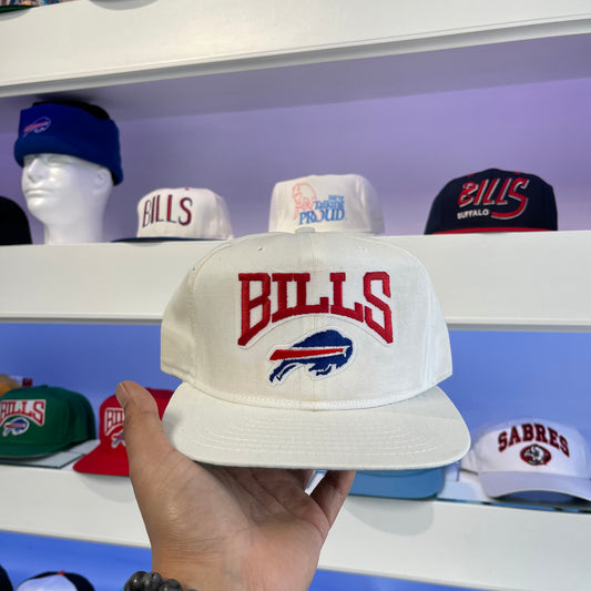 Vintage 1990s NFL Buffalo Bills Black New Era Snap Back