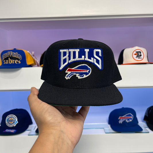 Vintage Buffalo Bills Black Wool Snap Back