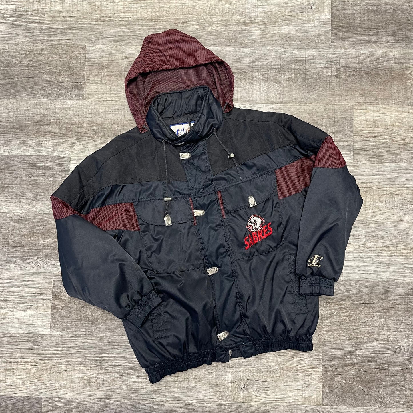 Vintage 1990s NHL Buffalo Sabres Logo 7 Since Large