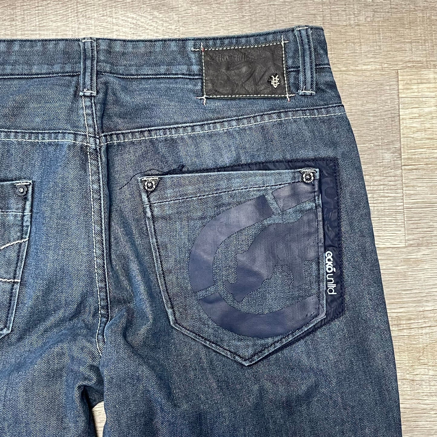 Vintage Y2K Ecko Unltd. Denim Blue Jeans Size 38x44