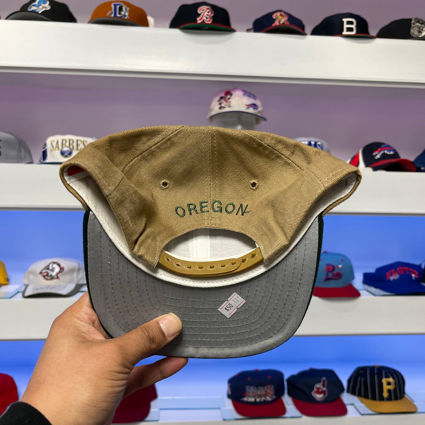 Vintage 1990s NCAA Oregon Ducks Snap Back