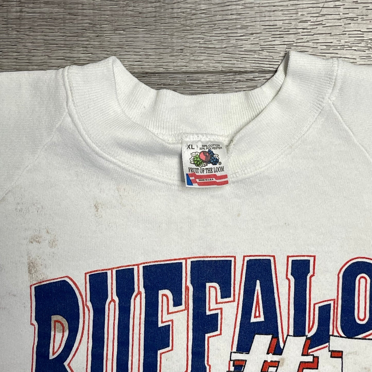 1991 Buffalo Bills Sweatshirt Size XL