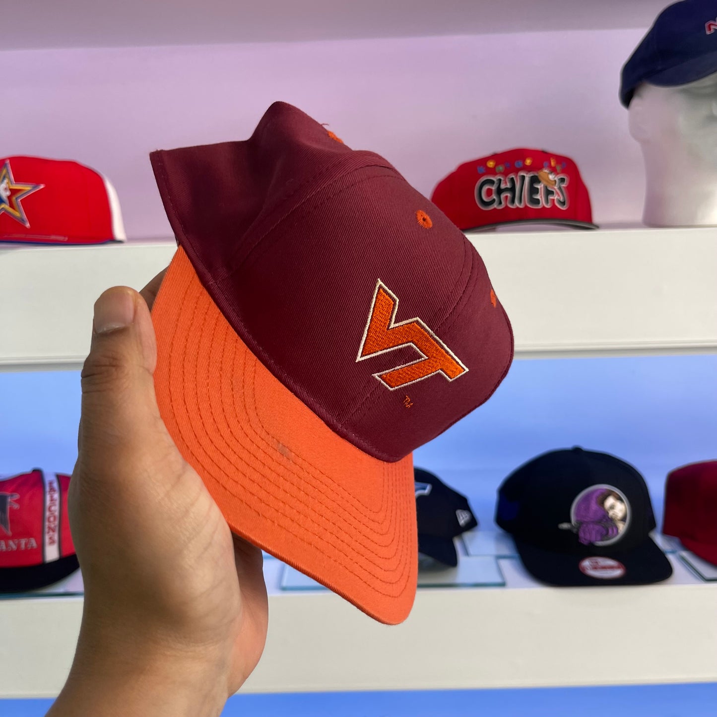 Vintage Virginia Tech Twill Snap Back