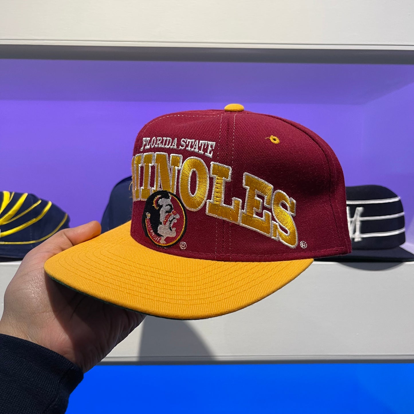 Vintage 1990s NCAA Florida State Seminoles Wool Starter Snap Back