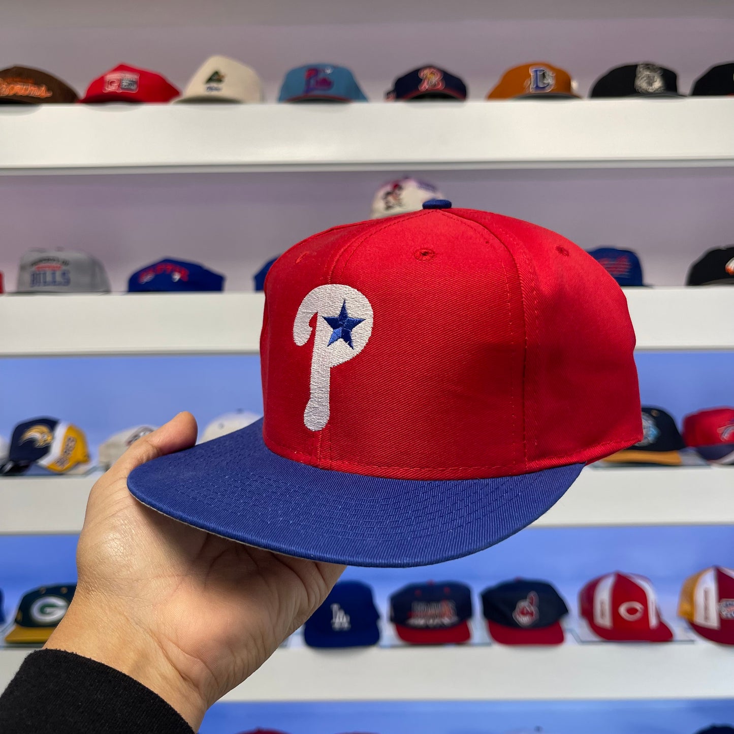 Vintage 1990s MLB Philadelphia Phillies Twill Snap Back