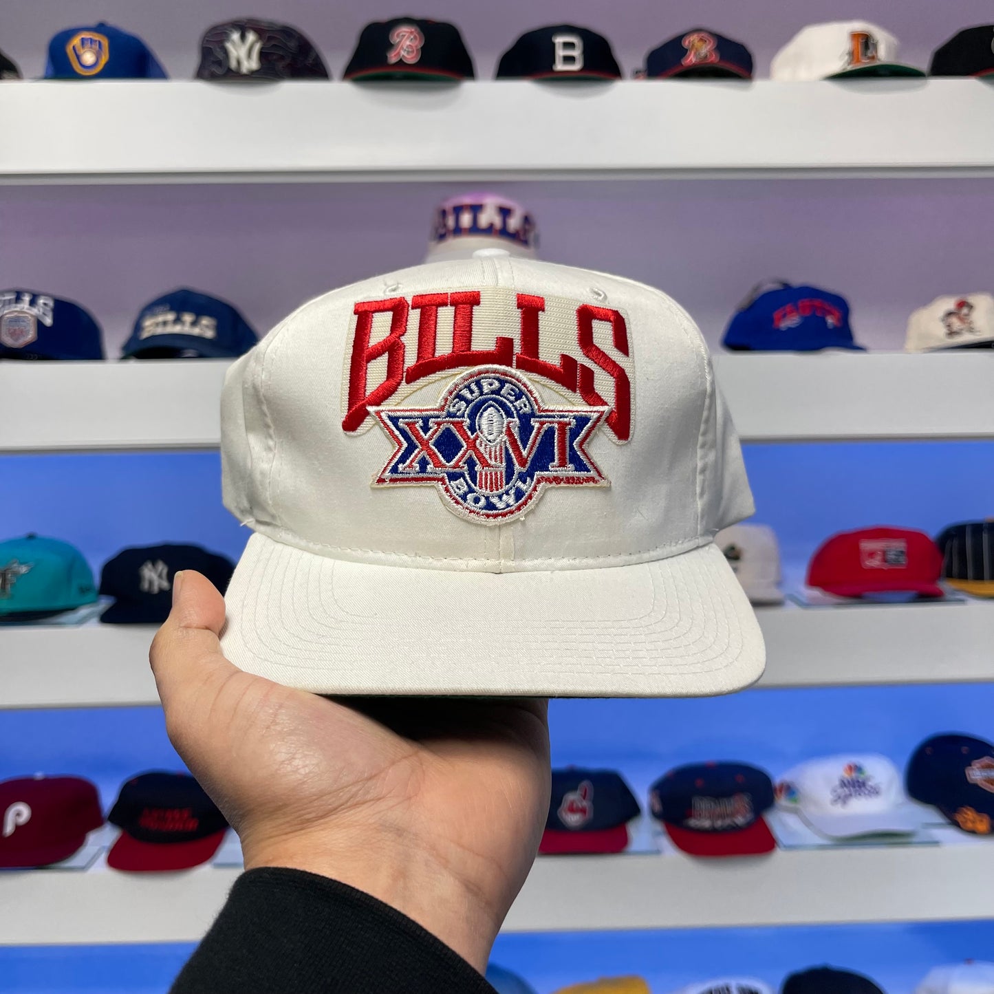 Vintage 1991 Buffalo Bills Super Bowl XXVI Twill Snap Back