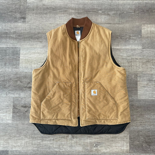 Vintage Carhartt Vest Jacket Size XL