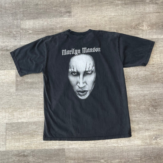 Vintage Marilyn Manson Double Sided Band Tee Size XL