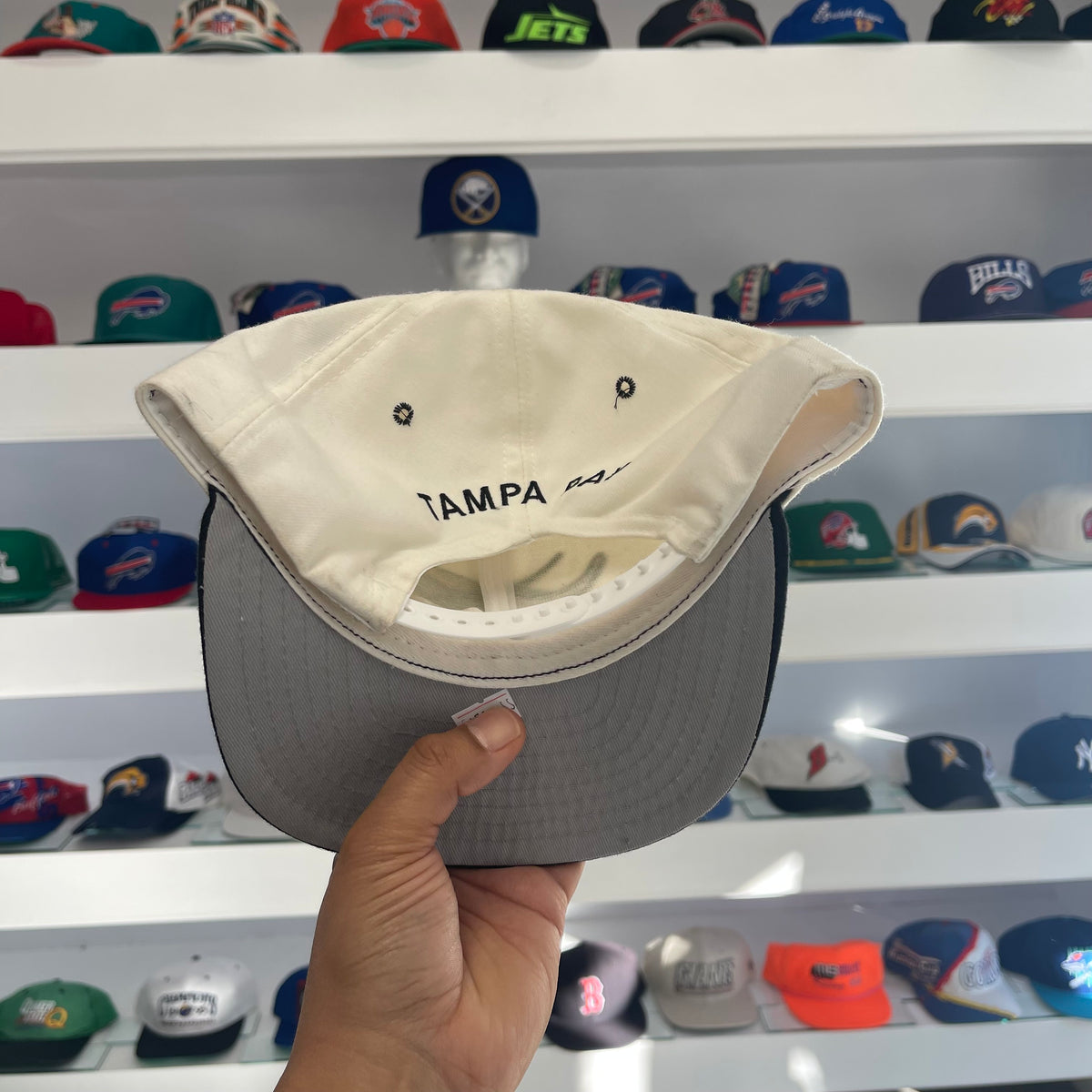 Vintage 1990s MLB Tampa Bay Rays Wool Snap Back