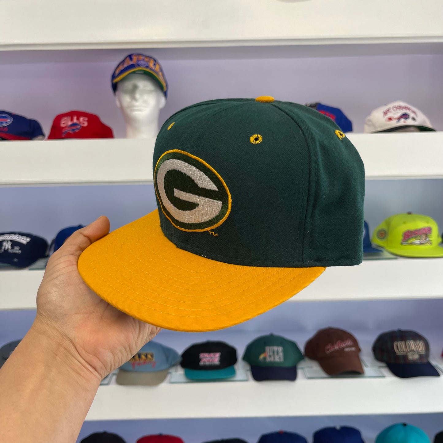 Vintage 1990s NFL Green Bay Packers Wool Snap Back