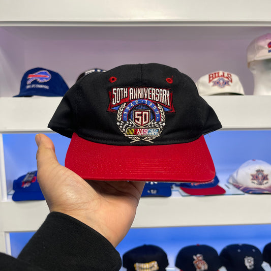 Vintage 1998 50th Anniversary NASCAR Twill Snap Back
