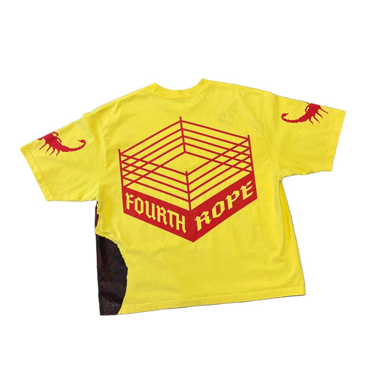 Fourth Rope Westside Gunn Yokozuna T-Shirt Yellow Big Dump Griselda Size Medium