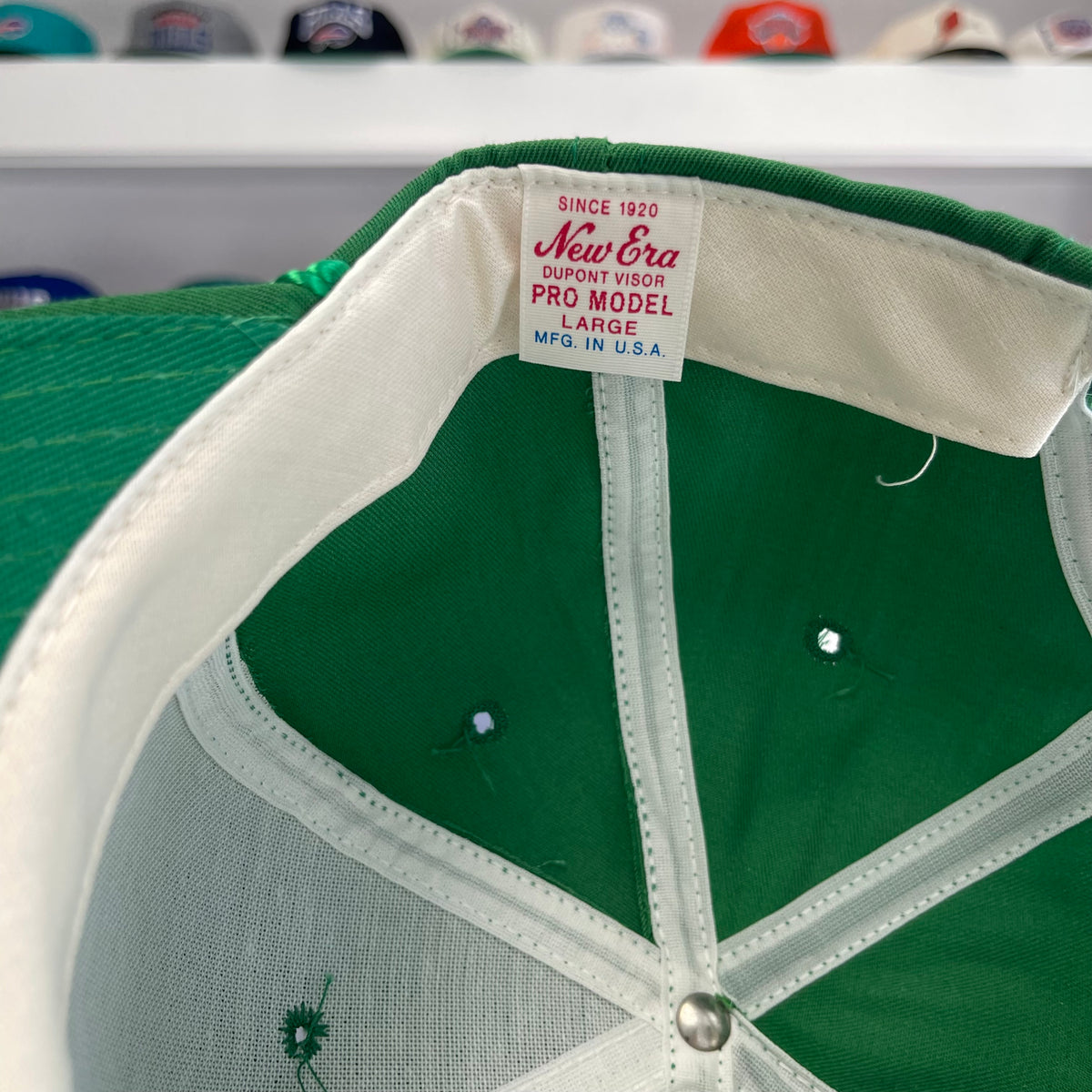 Vintage 90s Eagle Trace TPC Golf Rope Snapback Hat - Kelly Green