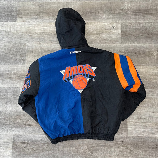 Vintage 1990s NBA New York Knicks Starter Puffer Jacket Size Large