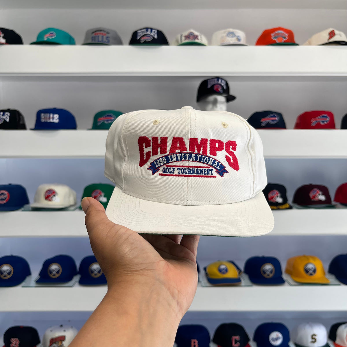 Vintage 1990 invitational Golf Tournament Champs Snap Back