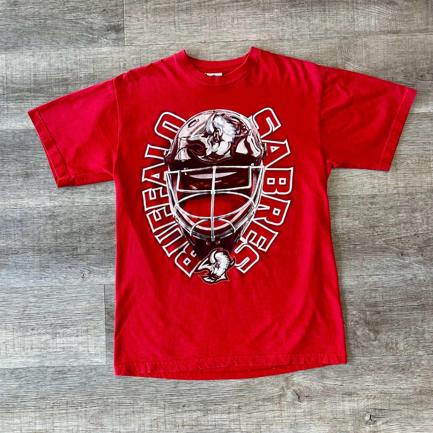 Vintage 1990s NHL Buffalo Sabres Goat Heat Shirt Size Large