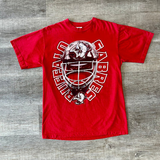 Vintage 1990s NHL Buffalo Sabres Goat Heat Shirt Size Large