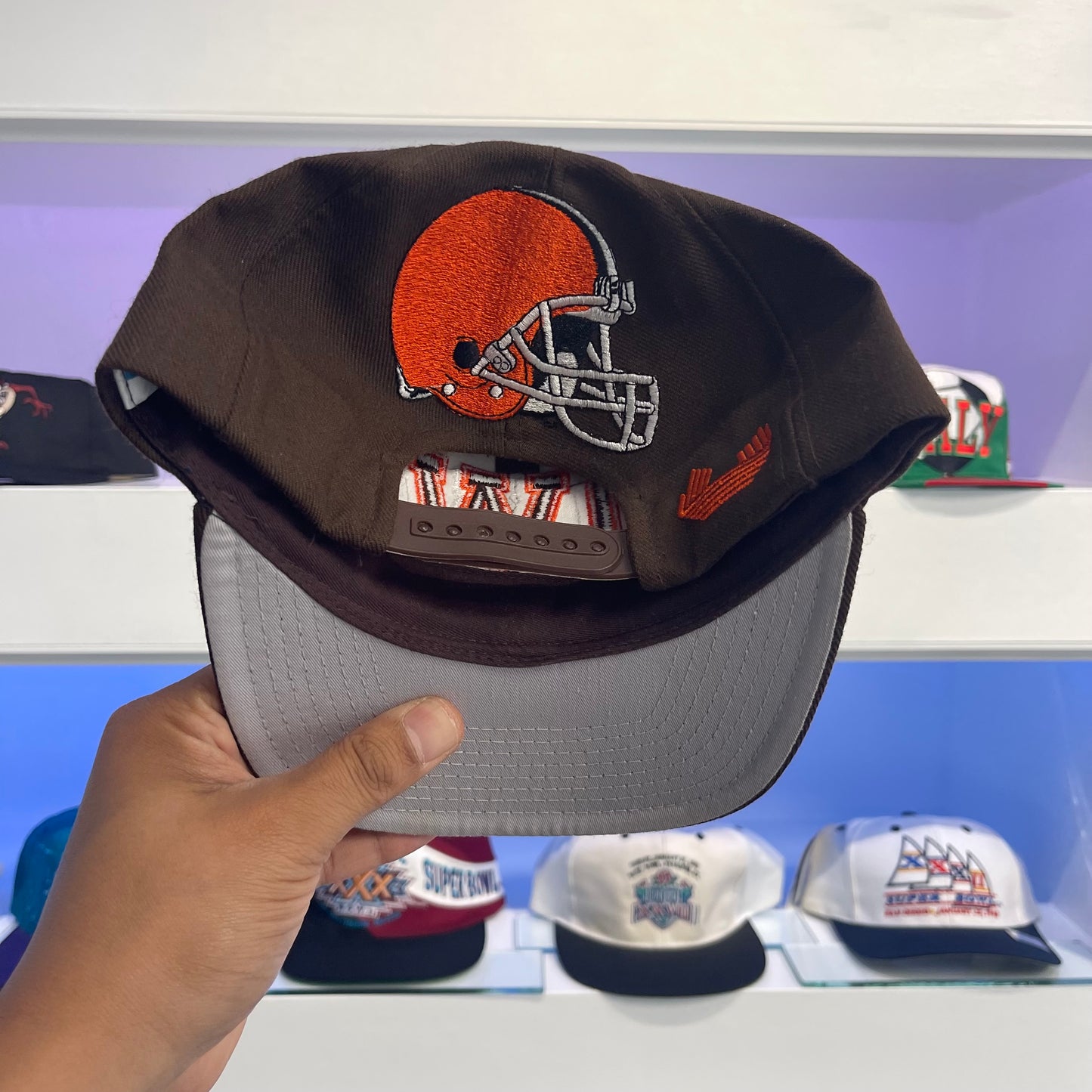 Vintage 1990s Cleveland Browns Drew Pearson Wool Snap Back