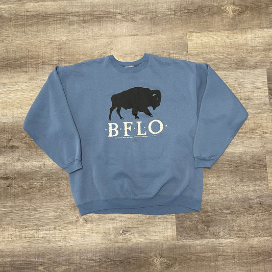 Vintage 1990s BFLO Buffalo New York Sweatshirt Size XL