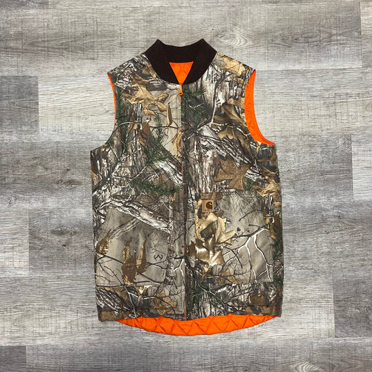 Camo Carhartt Reversible Sleeveless Jacket Small