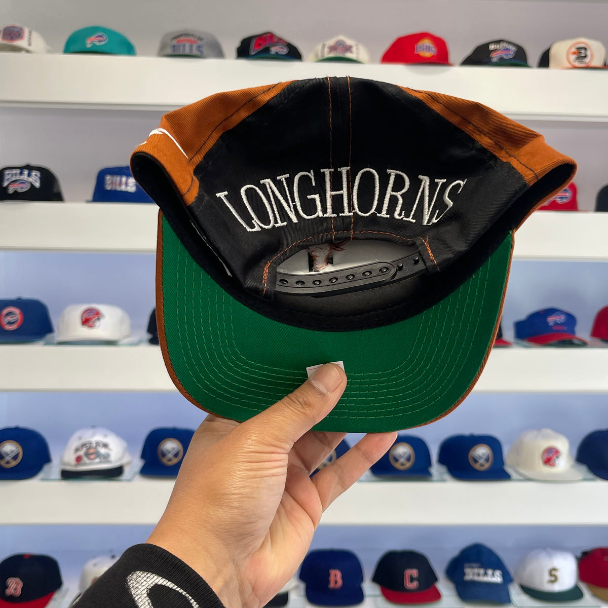 Vintage 1990s Texas Longhorns Pro Player Twill Snap Back