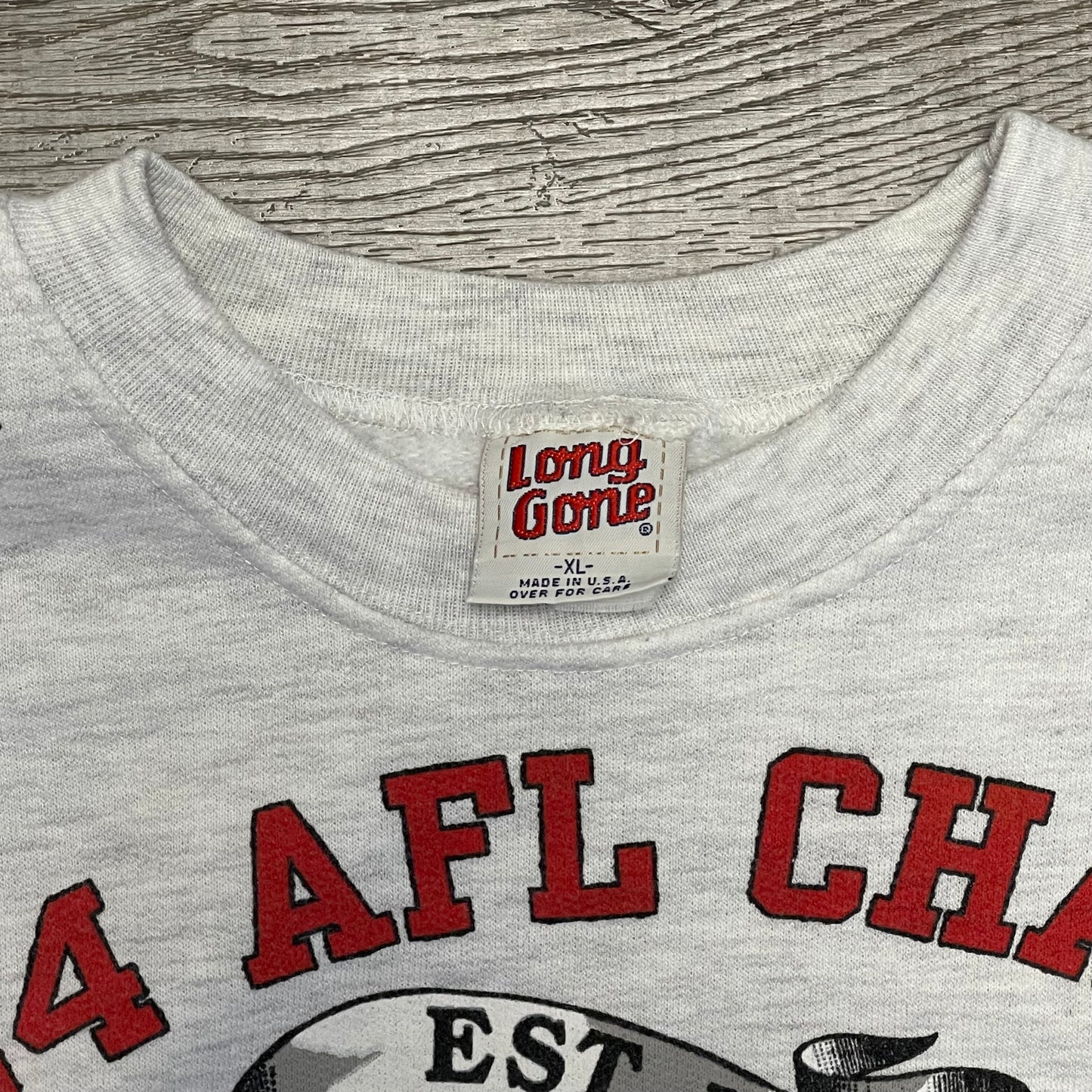 Vintage Buffalo Bills 1964 AFL Champs AOP  Sweatshirt Size XL