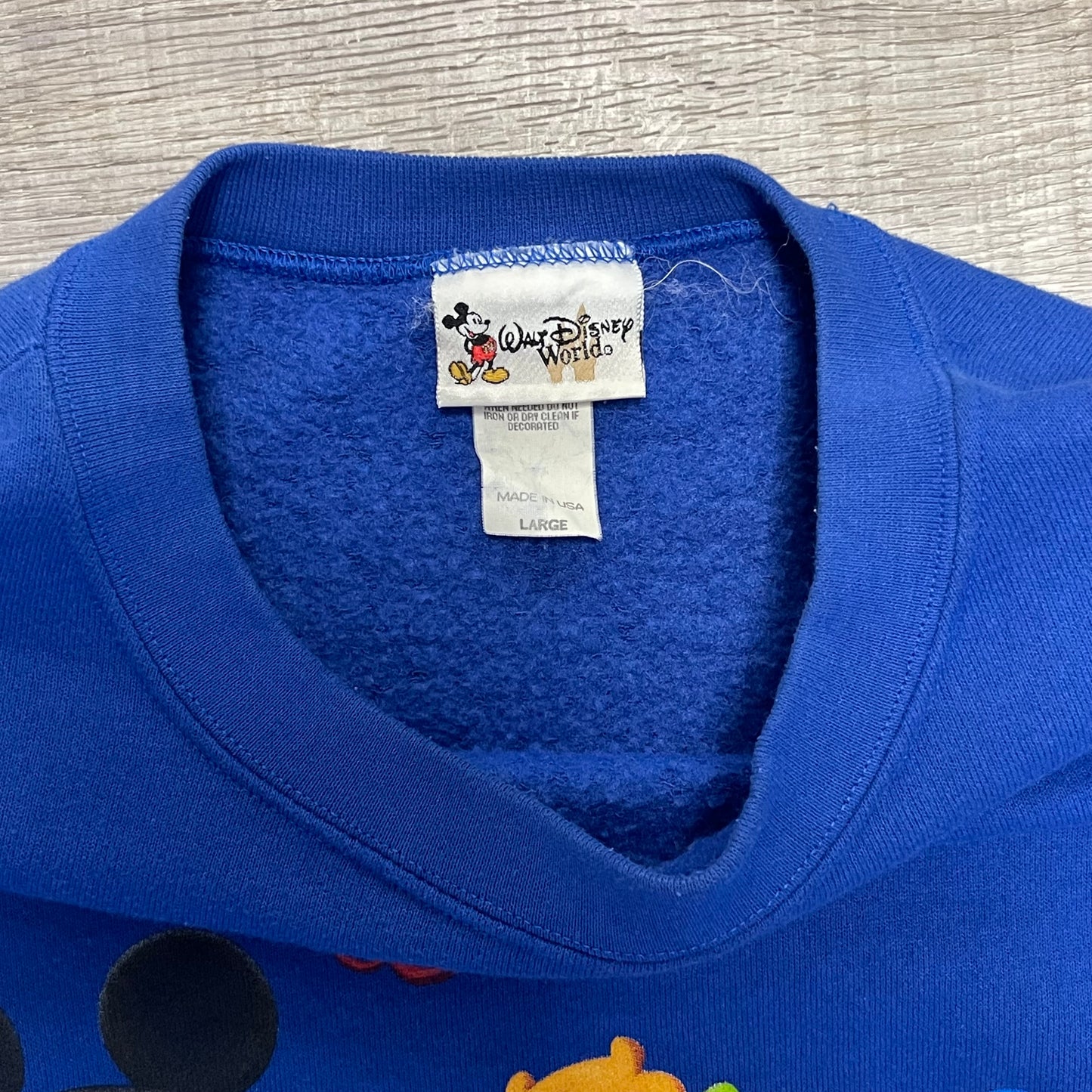 Vintage 1990s Walt Disney World Sweatshirt Size Large