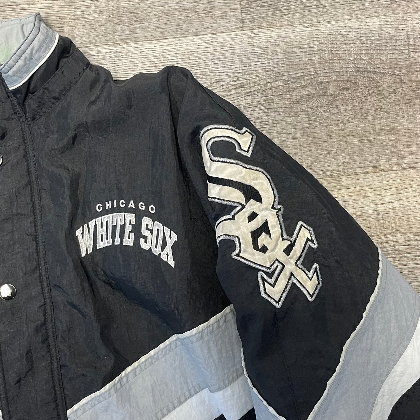 Vintage 1990s Chicago White Sox Starter Puffer Jacket Size Large