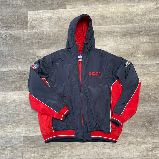 Vintage 2000s Buffalo Bills Y2K Reebok Winter Jacket