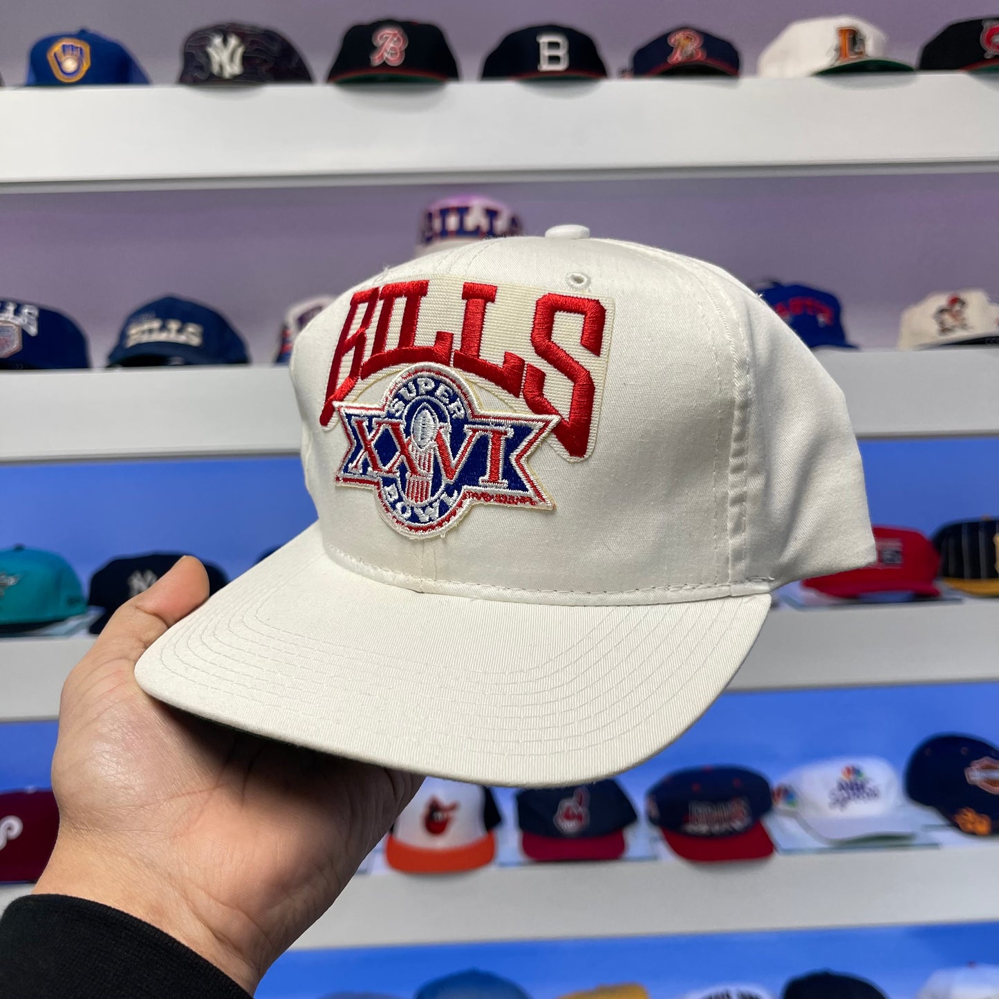 Vintage 1991 Buffalo Bills Super Bowl XXVI Twill Snap Back
