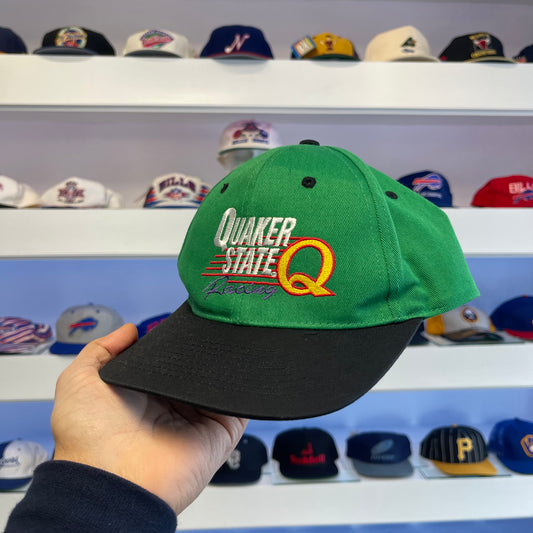 Vintage 1990s Quaker State Racing Twill Snap Back