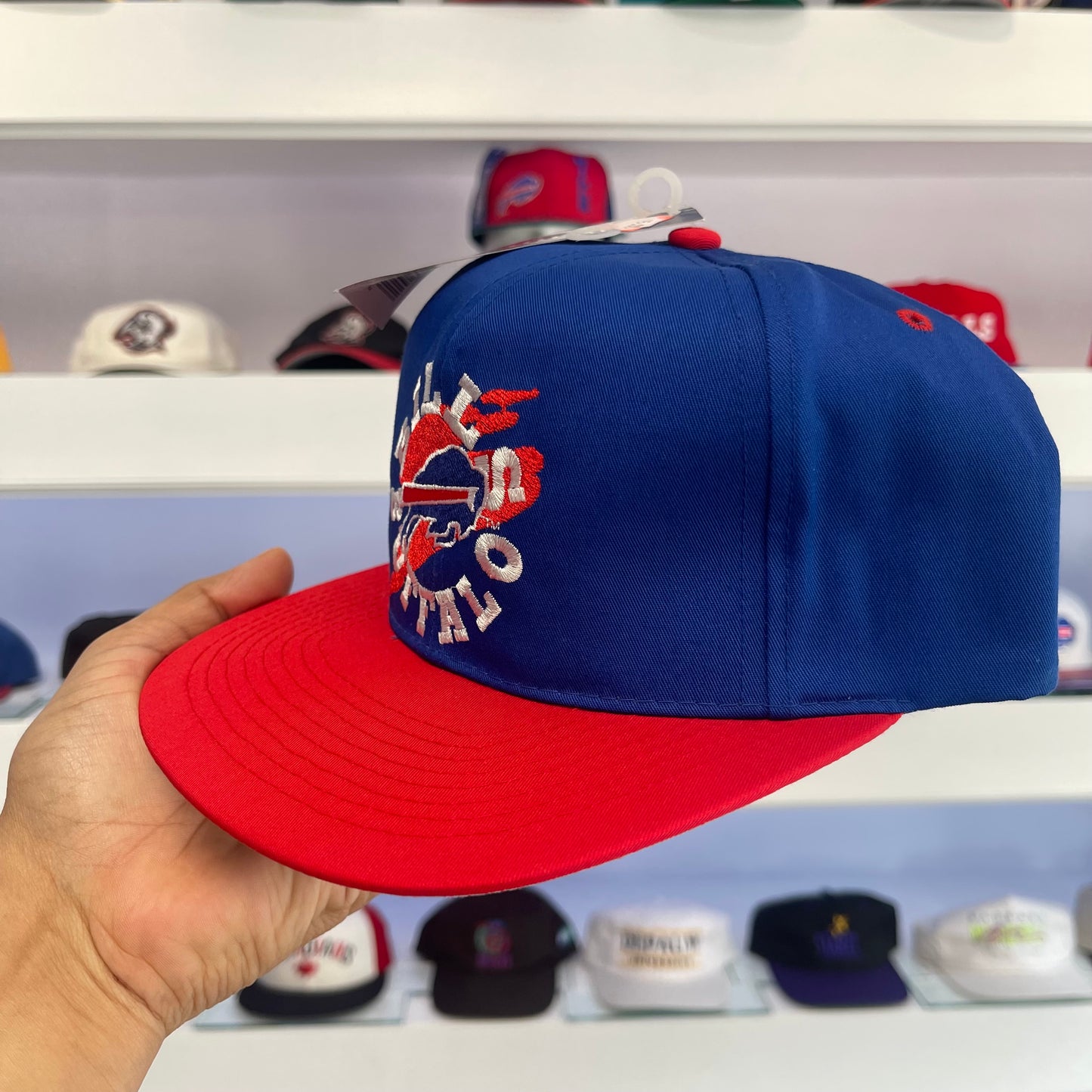 Vintage 1990s NFL Buffalo Bills Twill Snap Back New with Tags