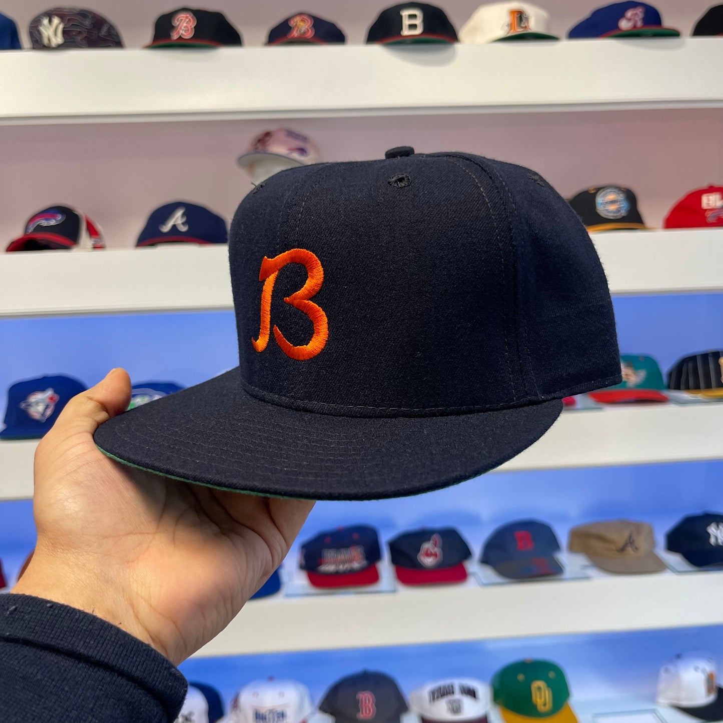 Vintage 1990s NFL Chicago Bears Wool Fitted Size 7 5/8