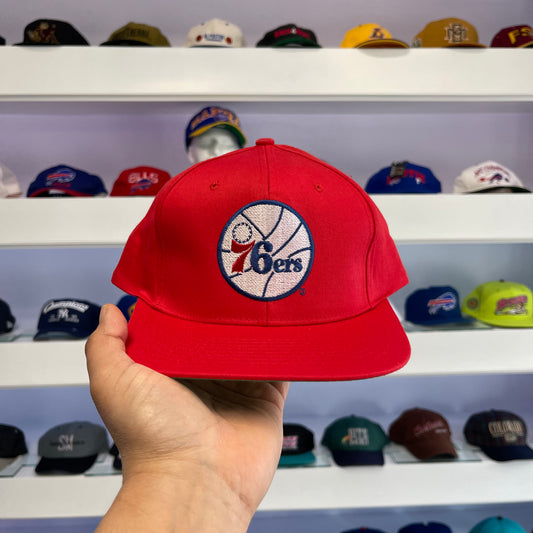 Vintage 1990s NBA Philadelphia 76ers Twill Snap Back