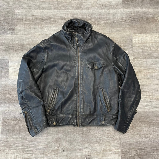 Vintage Harley Davidson Leather Eagle Jacket Size XL