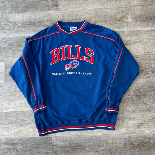 Vintage Buffalo Bills Lee Sport Sweatshirt Crew Neck Size XL