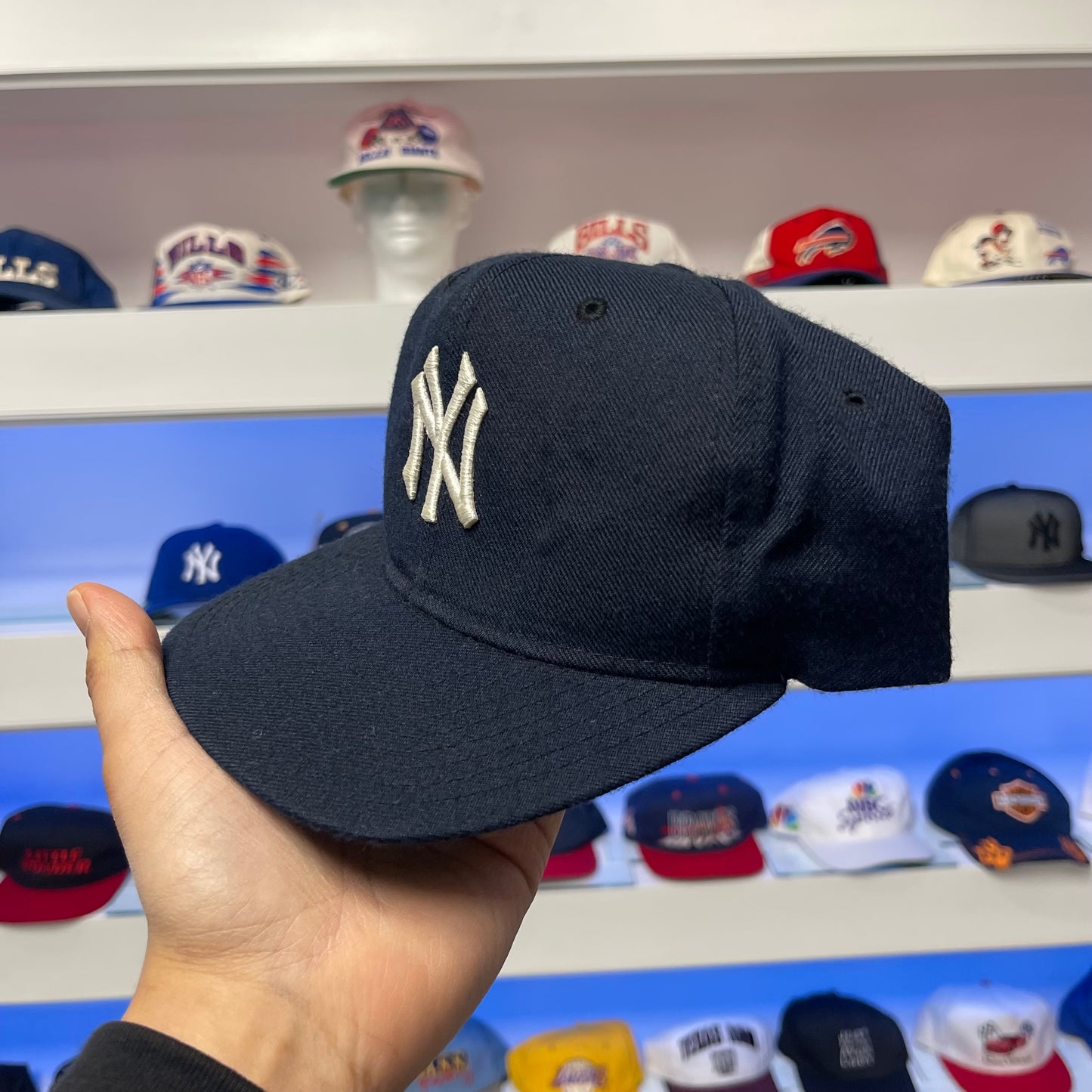 Vintage 1990s MLB New York Yankees Wool Snap Back