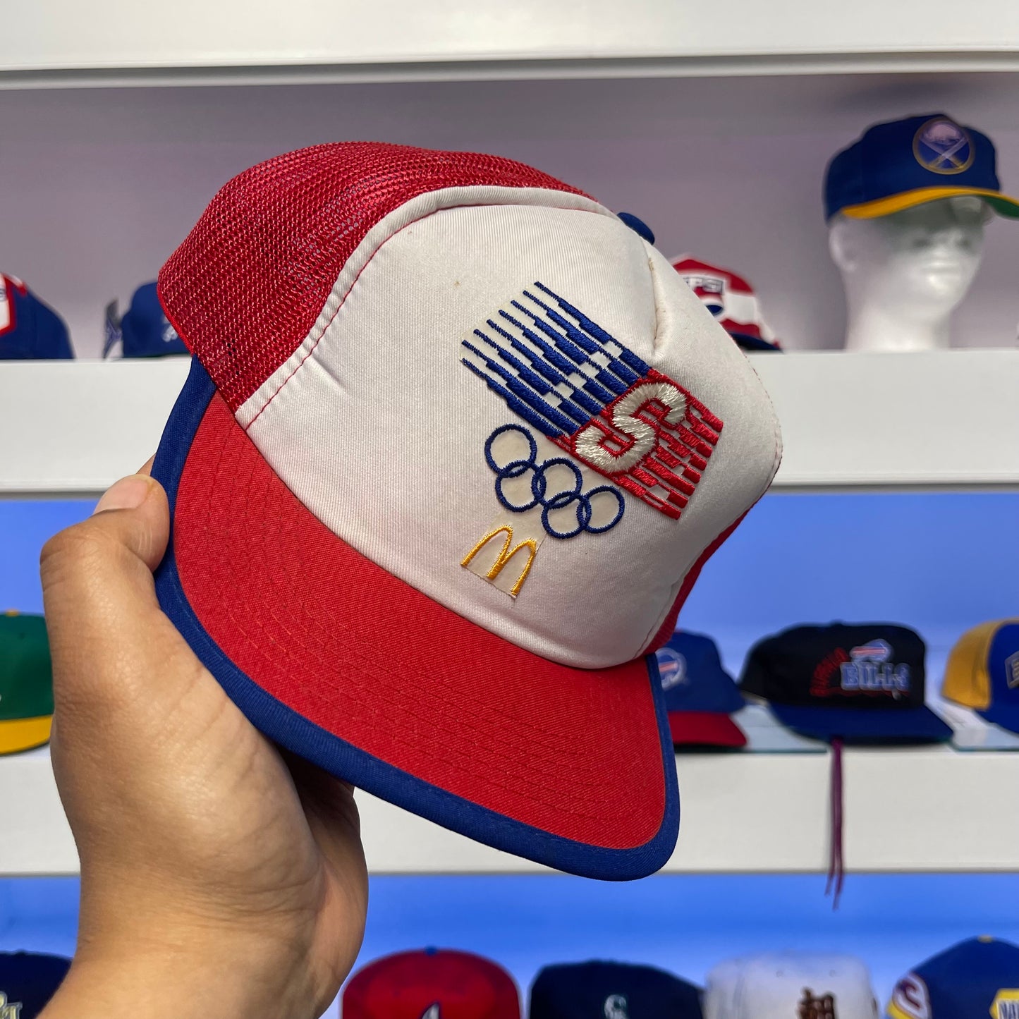 Vintage USA Olympics Mc Donald’s Mesh Snap Back