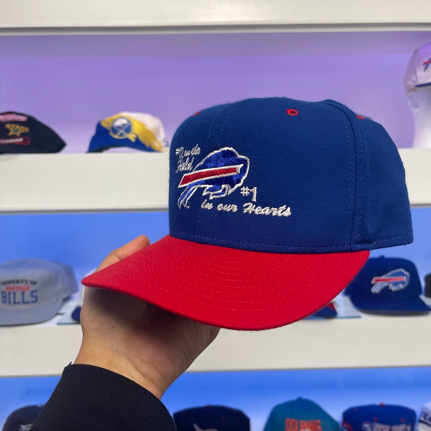 1990s Buffalo Bills Jim Kelly New Era Snap Back