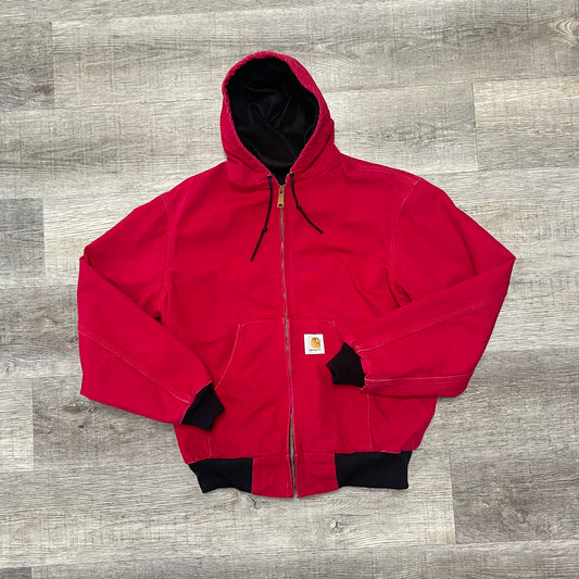 Vintage Red Carhartt Jacket Size Large