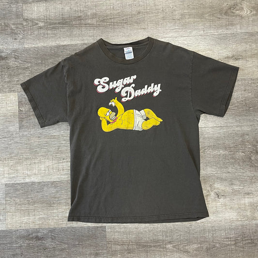 Vintage Homer Simpson Sugar Daddy Shirt Size Large