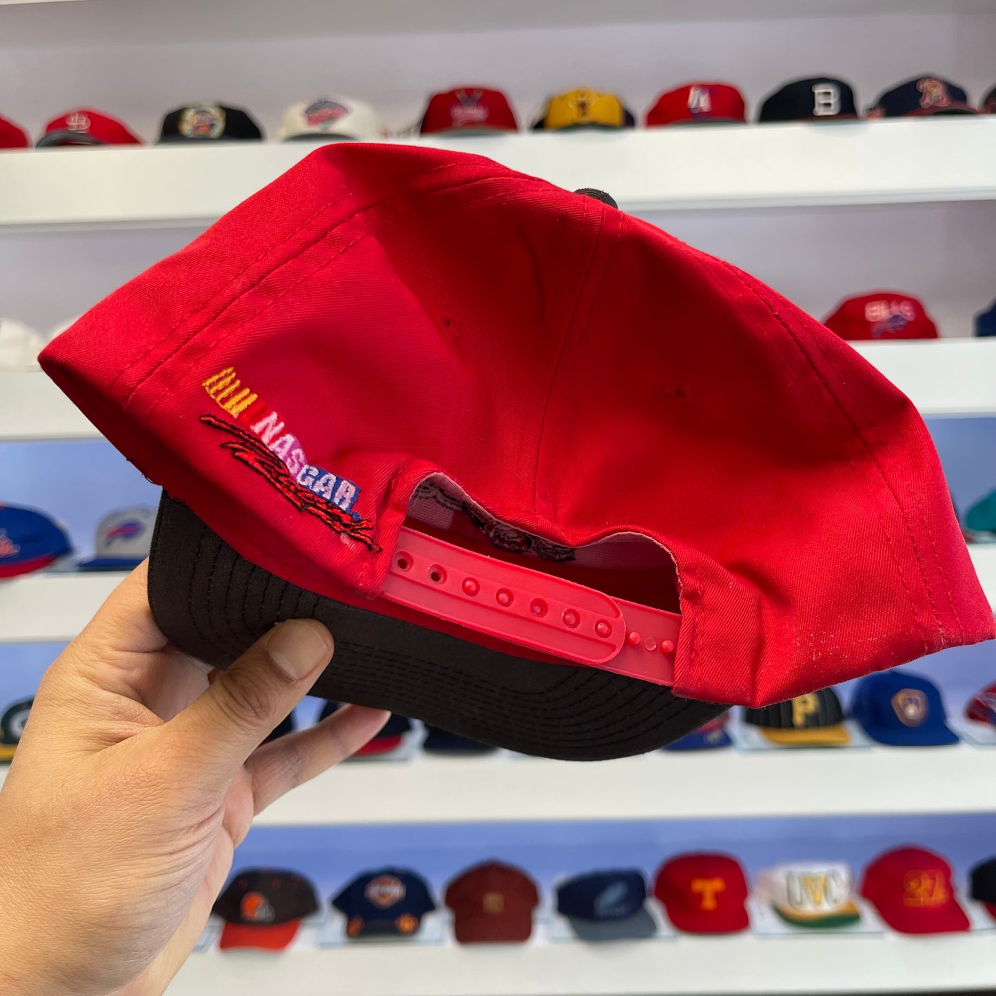 Vintage 1990s NASCAR Daytona 500 40th anniversary Red Snap Back