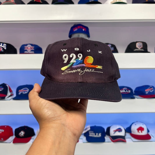 Vintage 1990s WSLZ 92.9 Smooth Jazz Snap Back