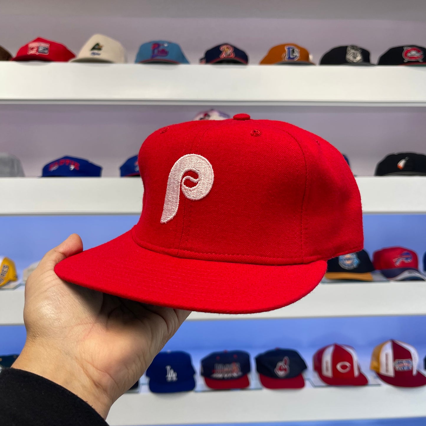 Vintage MLB Philadelphia Phillies Wool Fitted Size 7 3/8