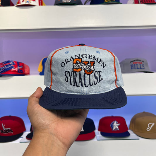 Vintage 90s Syracuse Orangemen Snap Back