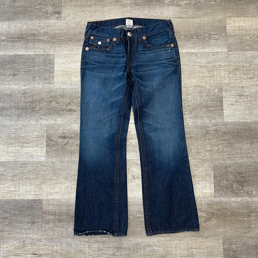 Vintage Y2K True Religion Denim Blue Jeans Size 33x42