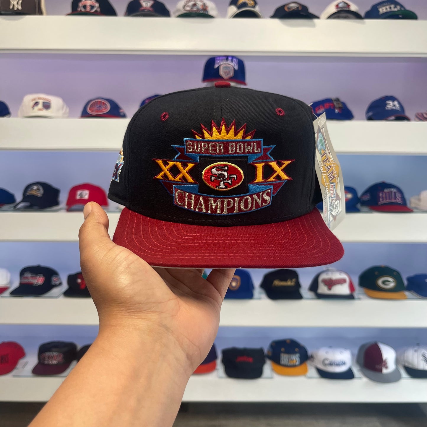 Vintage 90s San Francisco 49ers Super Bowl XXIX Champions Snapback Hat
