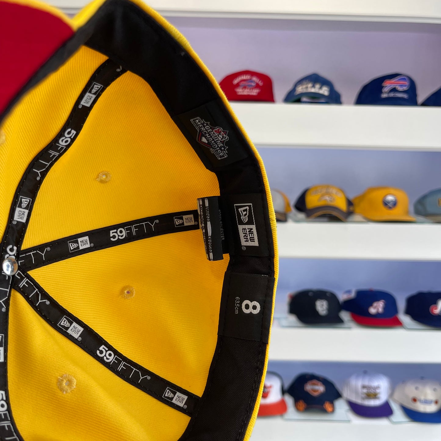 Exclusive MiLB Buffalo Bisons Sliding Logo Fitted Size 8