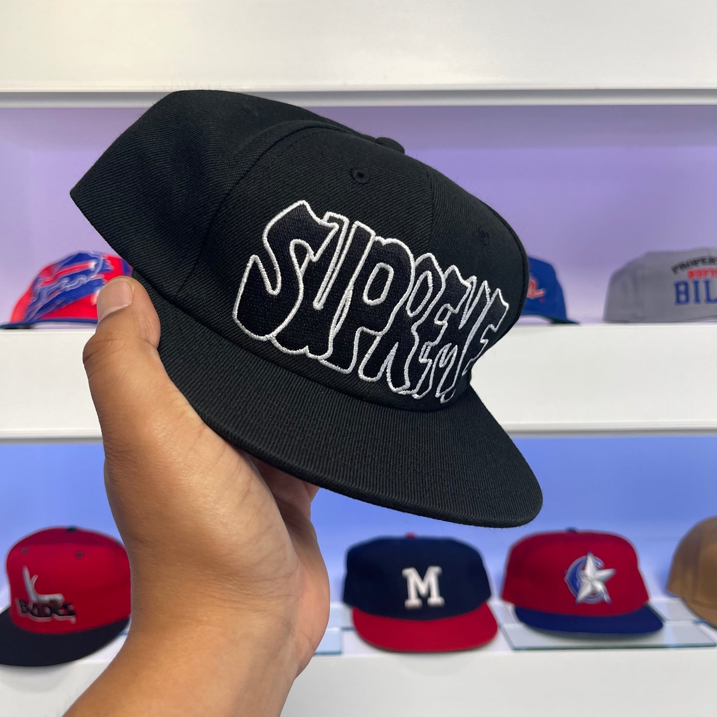 Supreme Creep 6-Panel Black Snap Back